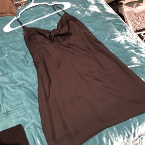 Silky Black Urban Outfitters Cocktail Dress